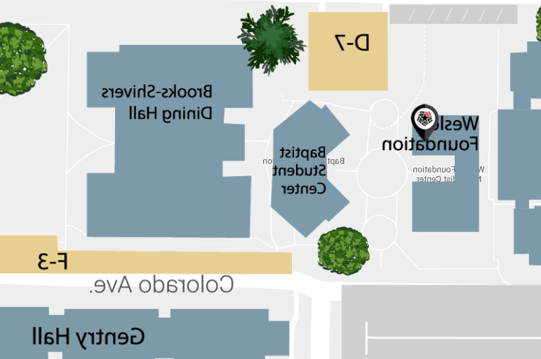 Map of wesley foundation